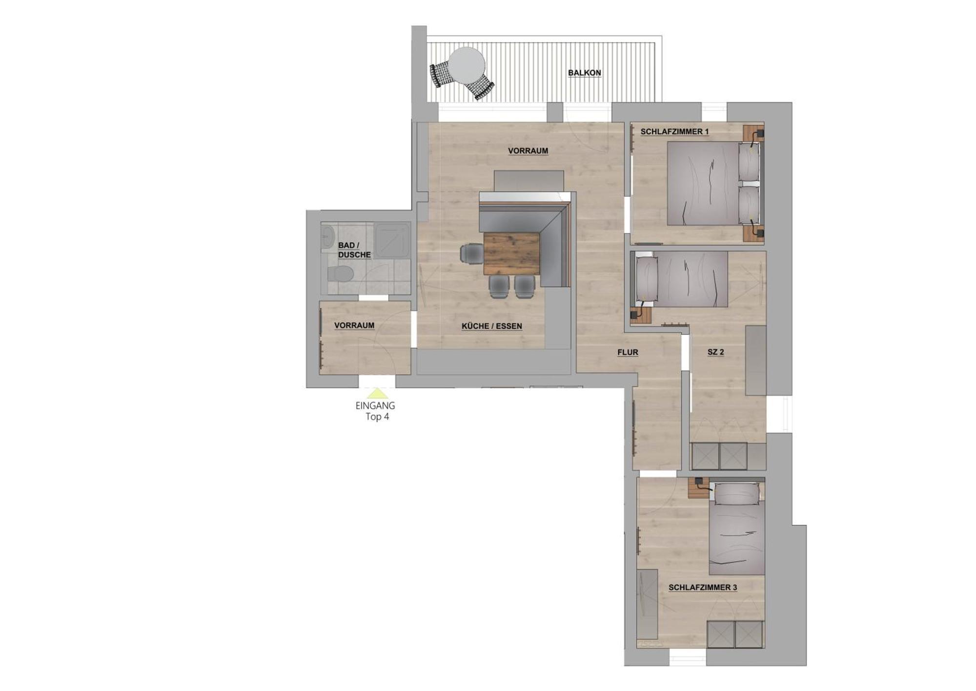 Kuckuck Hinterthal - Appartements Bilik gambar