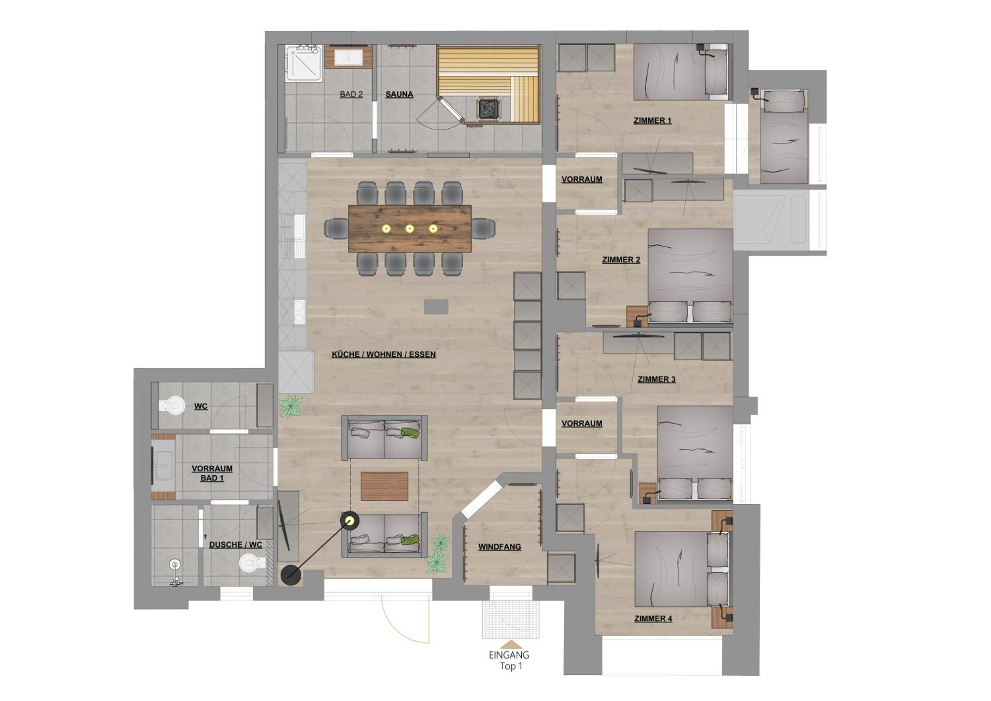 Kuckuck Hinterthal - Appartements Bilik gambar